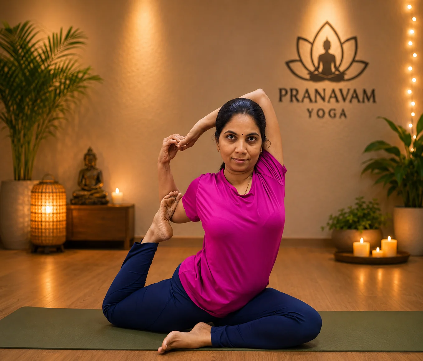 Veena, Yoga Teacher & Therapist, at Pranavam Yoga